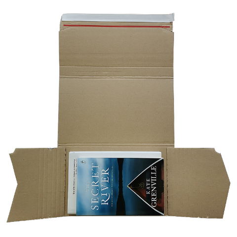 251x165x60mm (100pcs) - C2 Self Sealing A5 Book Wrap Mailer