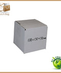 130x130x130mm (25pcs) - White RSC Boxes
