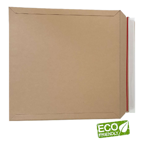 270x210mm 400gsm A5+ Size (100pcs) - Brown Kraft Rigid Cardboard Mailer