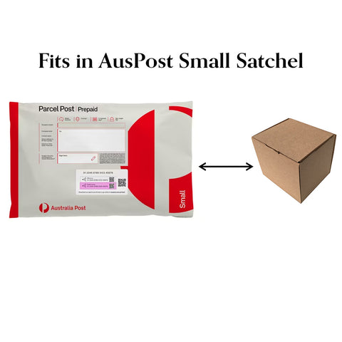 160x90x90mm Brown Mailing Boxes (100pcs) Fits in Aus Post Small Satchels