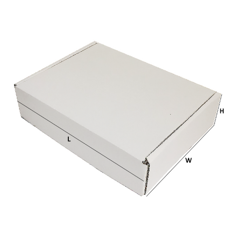 270x160x77mm (100pcs) - White Die-Cut Boxes