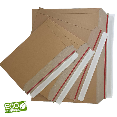 330x450mm A3 (100pcs) - Brown Corrugated Rigid Mailer