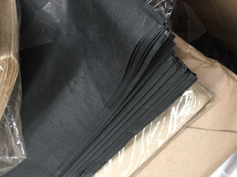 500x750mm (480pcs) - Black Tissue Paper