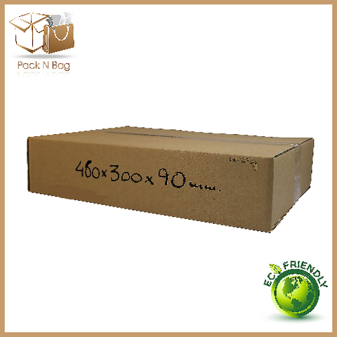 460x300x90mm (25pcs) - Brown RSC Boxes