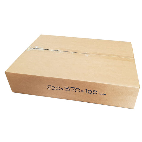 500x370x100mm (25pcs) - Brown RSC Boxes