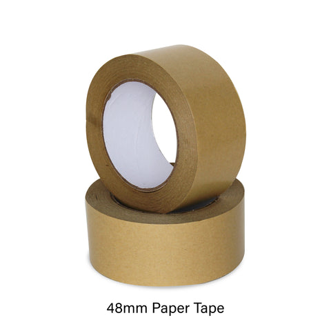 48mm x 50m (36pcs) - Brown Kraft Paper Tape