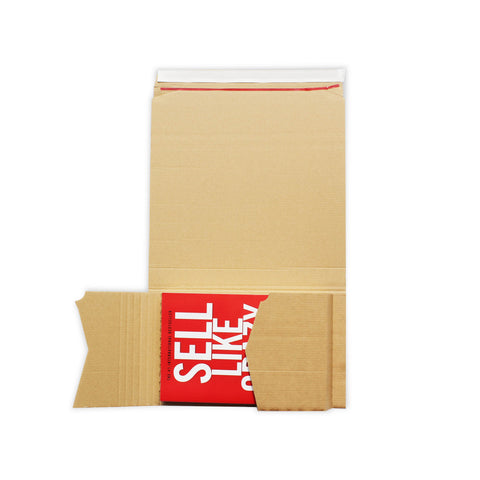 251x165x60mm (100pcs) - C2 Self Sealing A5 Book Wrap Mailer