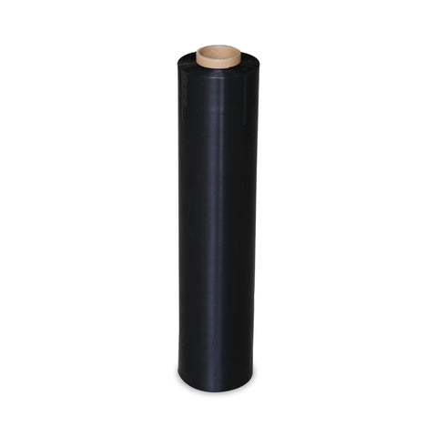 500mm x 400m Black Pallet Shrink Wrap Roll – 25µm Stretch Film for Secure Packaging