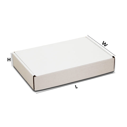 (100pcs) White Mailing Box 220x160x55mm Fits in Aus Post Small Satchels