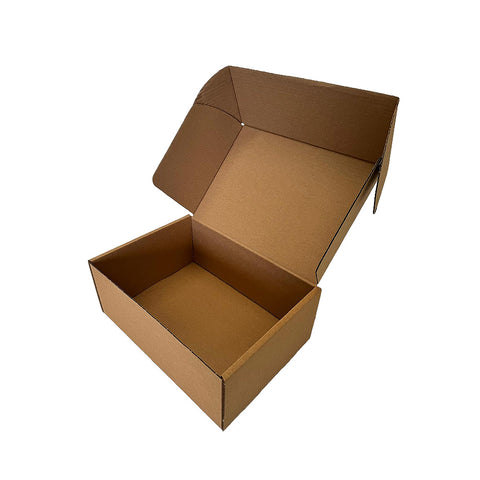 25Pcs - Brown Die cut Mailing Boxes 335x240x133mm Fits in Aus Post XL Satchel