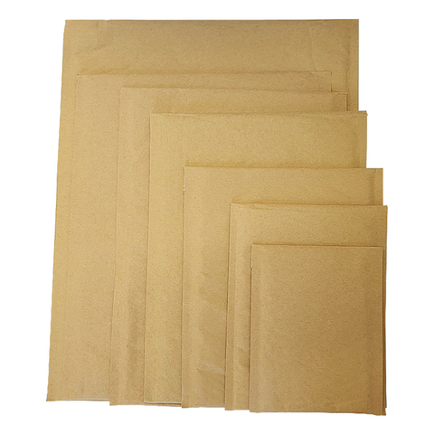 #2B - 235x280mm Outer & 215x280mm Inner (200Pcs) - Kraft Brown Padded Envelopes