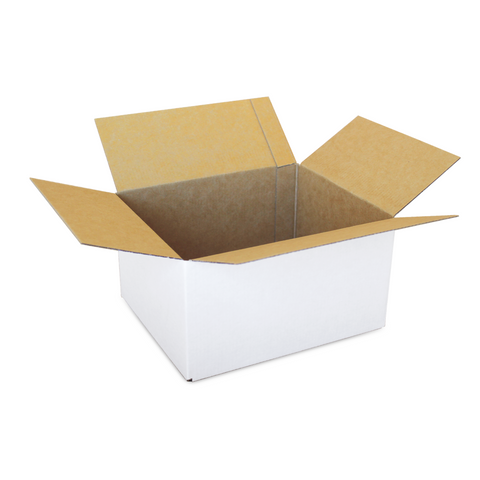 (100pcs) - White Shipping Box 270x160x120mm Fits in Aus Post Large Satchels