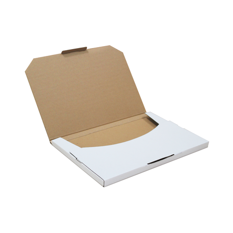 White Die-Cut Box 310x220x16mm (100pcs) Fits in Aus Post Medium Satchels