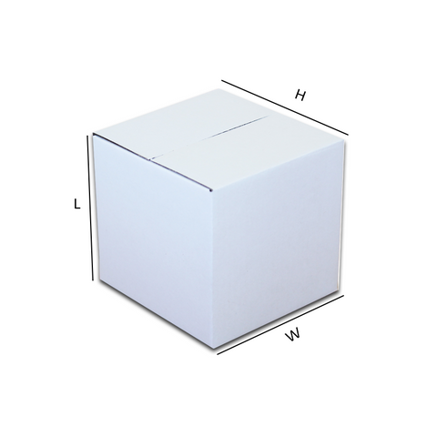 (100x) White RSC Cube Shipping Boxes 100x100x100mm Fits in Aus Post Small Satchels