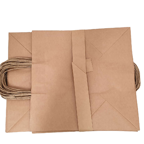 480h x 340w x 90g B2 (50pcs) - Brown Kraft Paper Bags