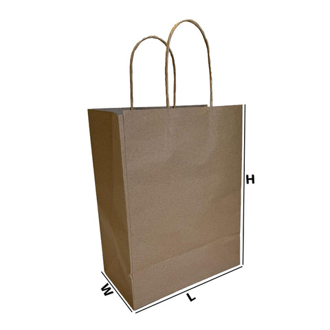 BJ2-270hx210w+120g (100pcs) - High-Quality Brown Kraft Paper Bags