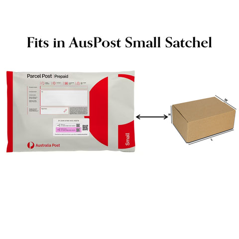 (100PCS) Brown Shipping Box 180x180x300mm Fits in Aus Post XL Satchels