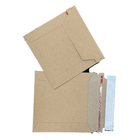 130x130mm 400gsm (400pcs) - Brown Rigid Cardboard Mailer For CD/DVD/Photo/Document