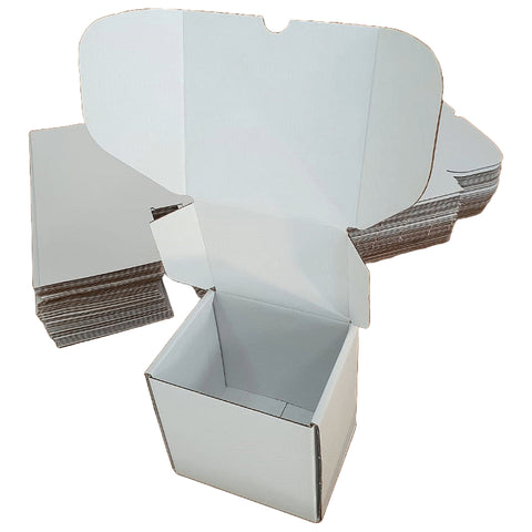 134x110x140mm (100pcs) - White Die-Cut Boxes