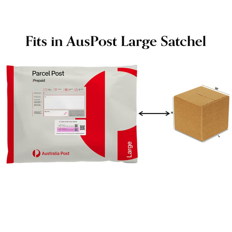 (100pcs) 150x150x150mm Brown Shipping Box Fits in Aus Post Large Satchels