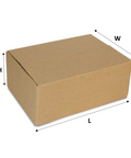 200x150x150mm (25pcs) - Brown RSC Boxes