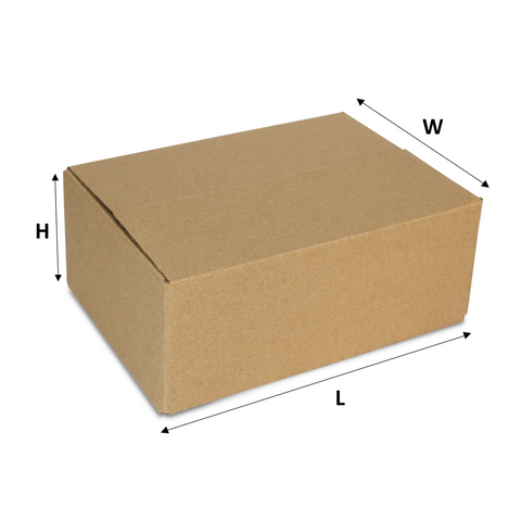 220x160x77mm (50pcs) - Brown RSC Boxes