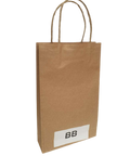 260h x 160w x 50g (500pcs) - Brown Kraft Paper Bags