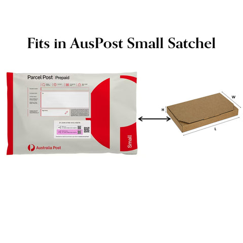 (100pcs) White Mailing Box 180x100x16mm Fits in Aus Post Small Satchels