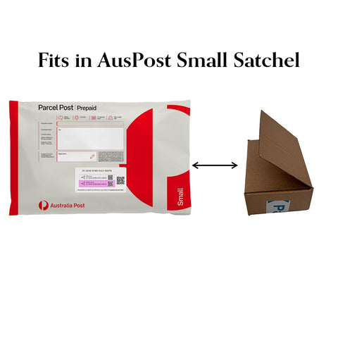 50-Brown RSC Shipping Boxes 190x130x60mm Fits in Aus Post Small Satchels