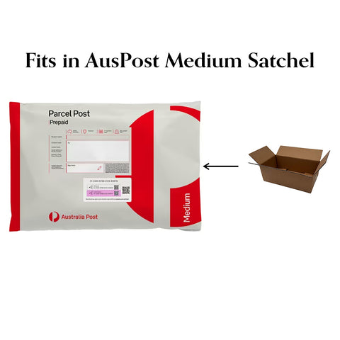 100 Pcs-Brown Shipping Boxes 260x140x85mm Fits in Aus Post Medium Satchels