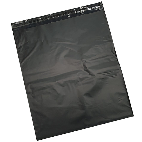 255x330mm (100pcs) - PM1 - Black Poly Mailer Satchels