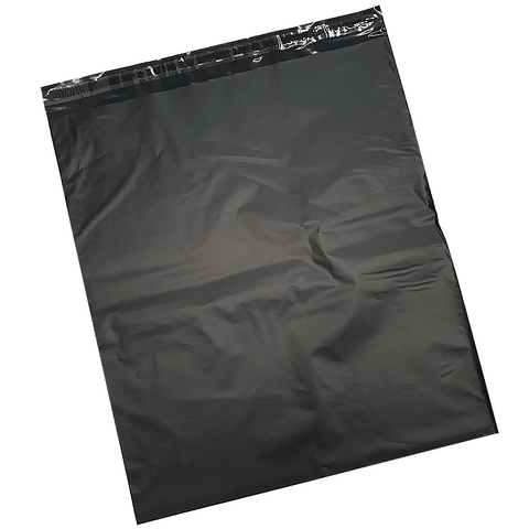 650x750mm (100pcs) - PM10 - Black Poly Mailer Satchels