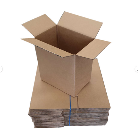 (25pcs)270x190x300mm Brown Cardboard Rsc Box – Designed for Two 5-Liter Jerry Cans