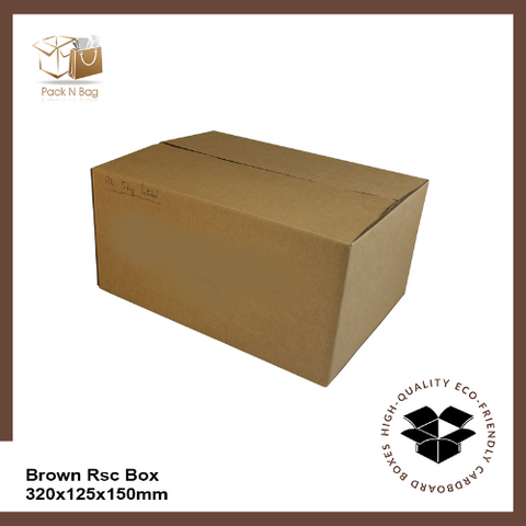 320x125x150mm (25pcs) - Brown RSC Boxes