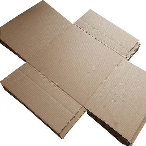 Brown Cardboard Shipping Boxes – 350 × 350 × 30mm | Pack of 25