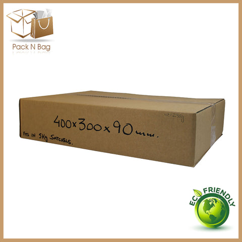 400x300x90mm (50pcs) - Brown RSC Boxes