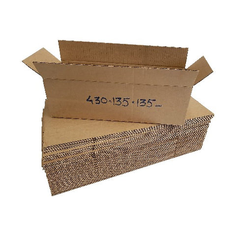 430x135x135mm (25pcs) - Brown RSC Boxes
