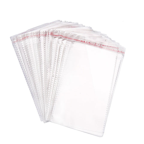 Polypropylene (OPP) Clear Cello Bags – 100×150mm, 40 Micron – Self-Sealing