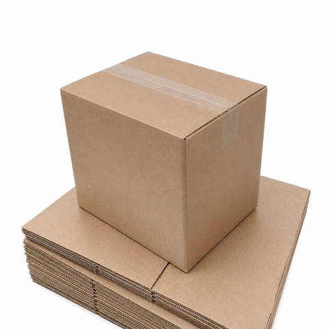 Brown Shipping Box 460x295x285mm (46 x 29.5 x 28.5cm) Strong Corrugated Cardboard