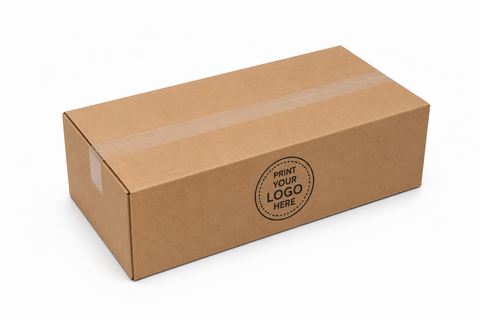 Brown Eco-Friendly Shipping Boxes 520x260x160mm Strong Corrugated Cardboard