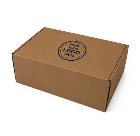 Eco-Friendly Brown Mailing Cardboard Box 335x240x133mm Fits in Aus Post XL Satchel