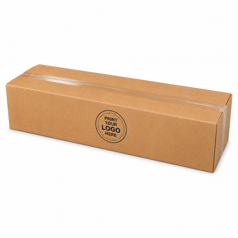 Eco-Friendly BC-Flute Brown Shipping Boxes 850×260×80mm Pack of 10