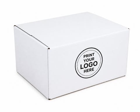 B-Flute White Shipping Box 270x160x120mm Fits in Aus Post Large Satchels