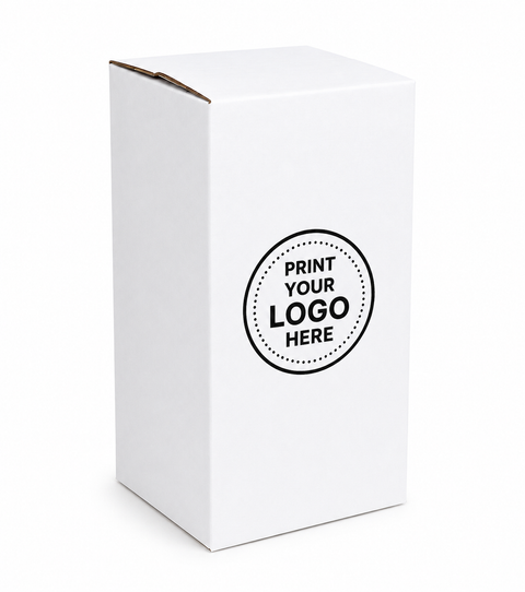 E-Flute White Shipping Boxes 100x100x200mm – Eco-Friendly & Durable