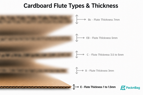 E-Flute White Shipping Boxes 100x100x200mm – Eco-Friendly & Durable