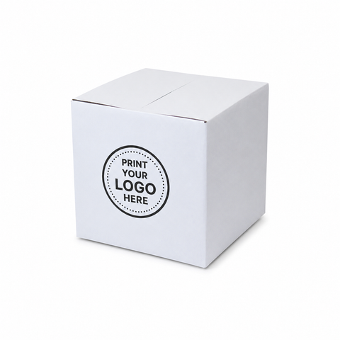 130x130x130mm White Shipping Boxes Fits in Aust Post Medium Satchels