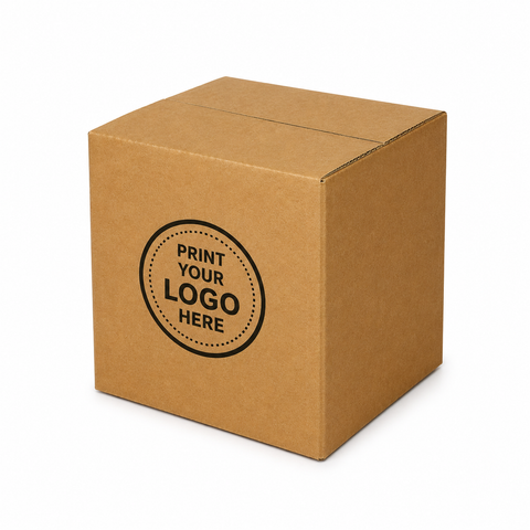 Eco-Friendly 150x150x150mm Brown Shipping Box Fits in Aus Post Large Satchels