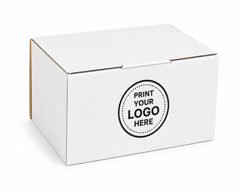 E-Flute White Shipping Box 240x125x125mm Fits in Aus Post Medium Satchels