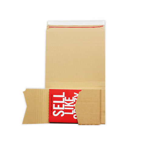 270x190x80mm (100pcs) - Self Sealing Book Wrap Mailer