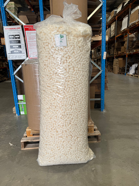 400L Biodegradable Packing Peanuts | Eco-Friendly Void Fill